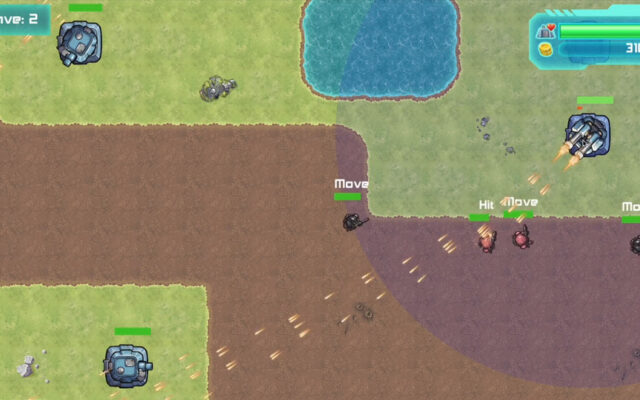 GODOT4. Шаблон игры Outpost Assault: Защита башни