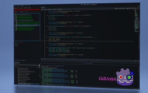 GdUnit4 — модульное тестирование GDScript и C#
